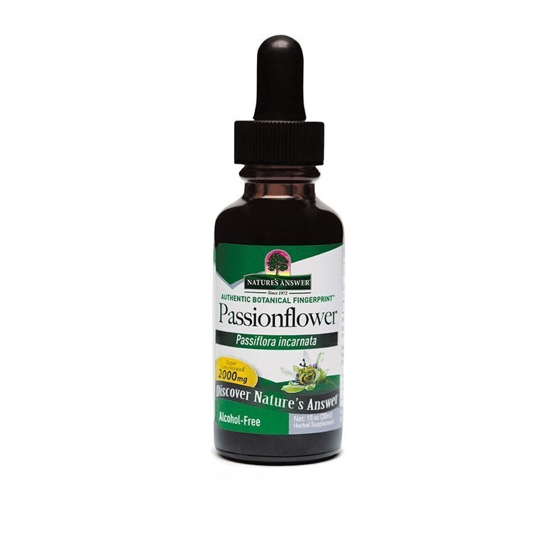 Natures Answer Passiebloem extract alcoholvrij 30 Milliliter