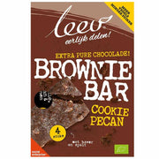 Leev Cookiebar brownie, pecan & granen bio 140 Gram