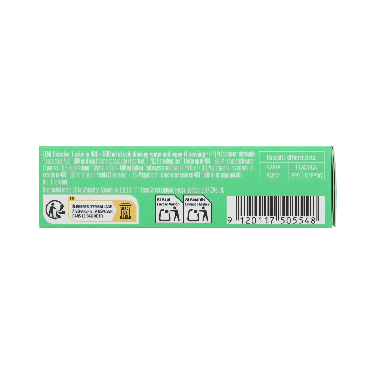 Waterdrop  Microdrink focus lemon lime bruistabletten 12.00 Stuks