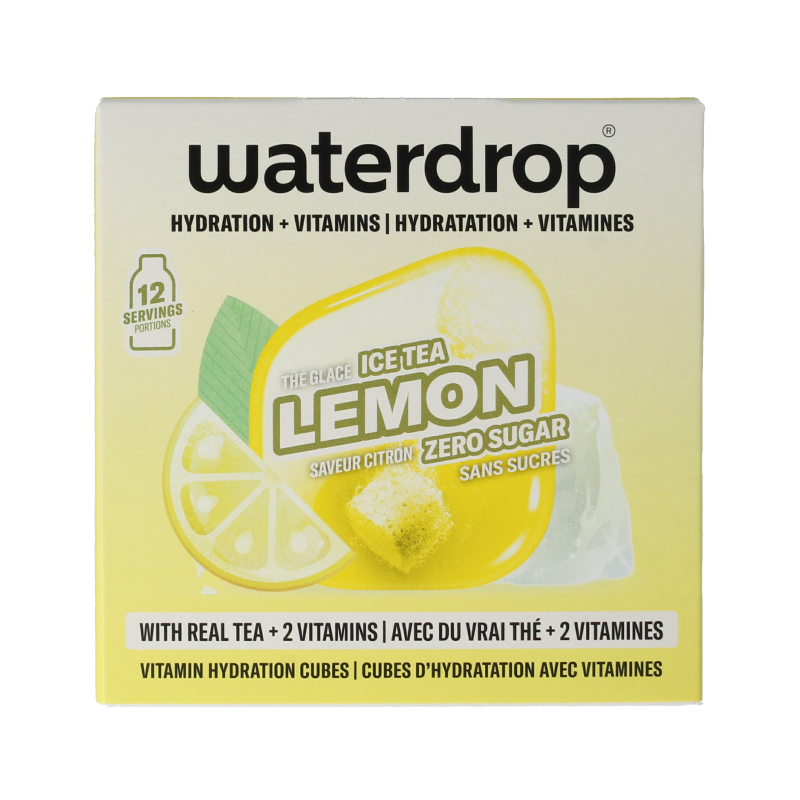 Waterdrop  Microdrink ice tea lemon bruistabletten 12 Stuks