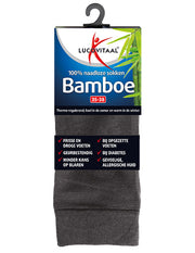 Lucovitaal Bamboe sok lang antraciet  maat 39-42 1.00 Paar