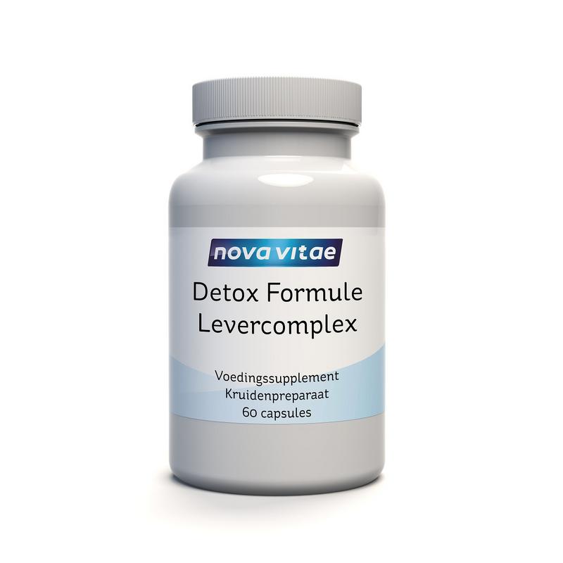 Nova Vitae Detox formule levercomplex 60 Vegetarische capsules