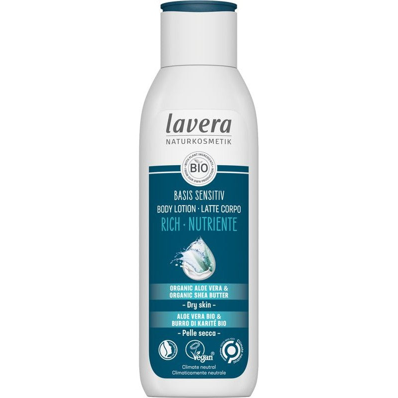 Lavera Basis Sensitiv bodylotion rich bio 250 Milliliter