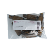 Helios Holland Flesje glas 20ml amber 10.00 Stuks