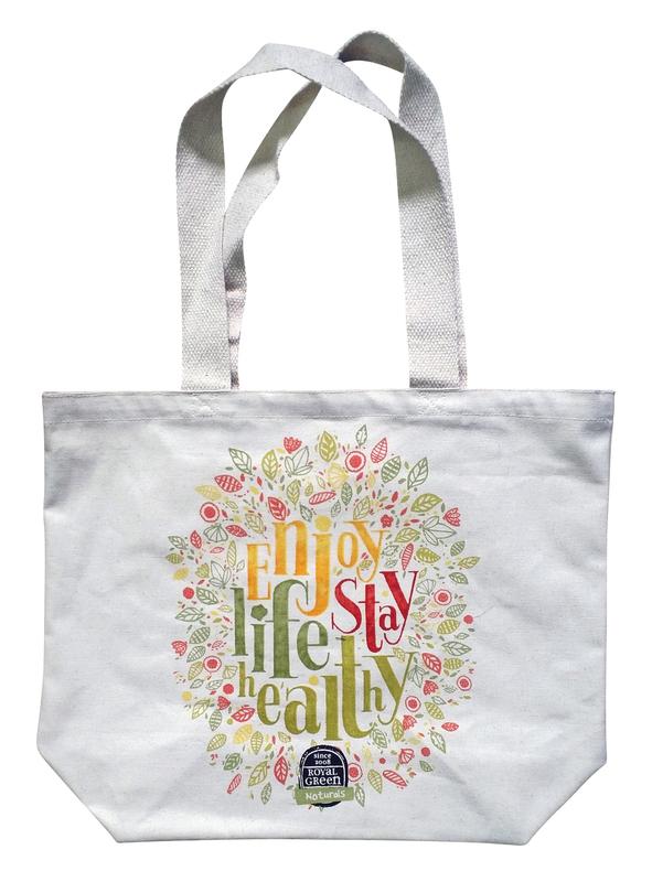 Royal Green Big shopper enjoy life 1 Stuks