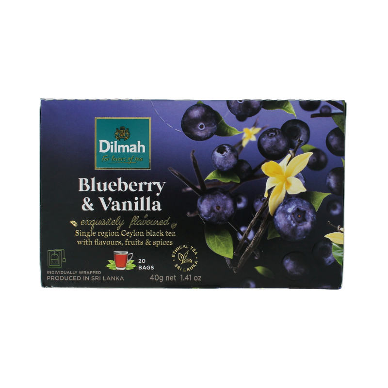 Dilmah Blueberry & vanilla fun tea 20 Zakjes