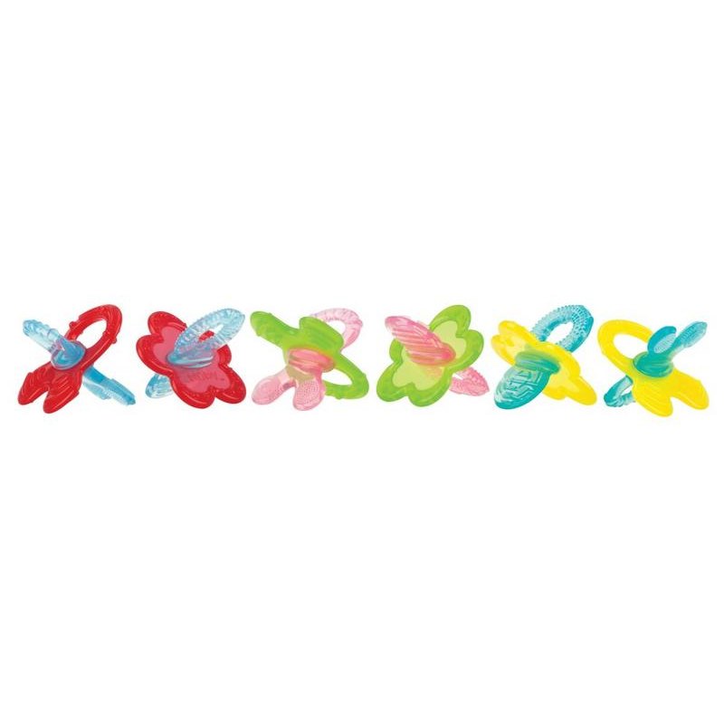 Nuby Silicone bijtring chewbies 1 Stuks