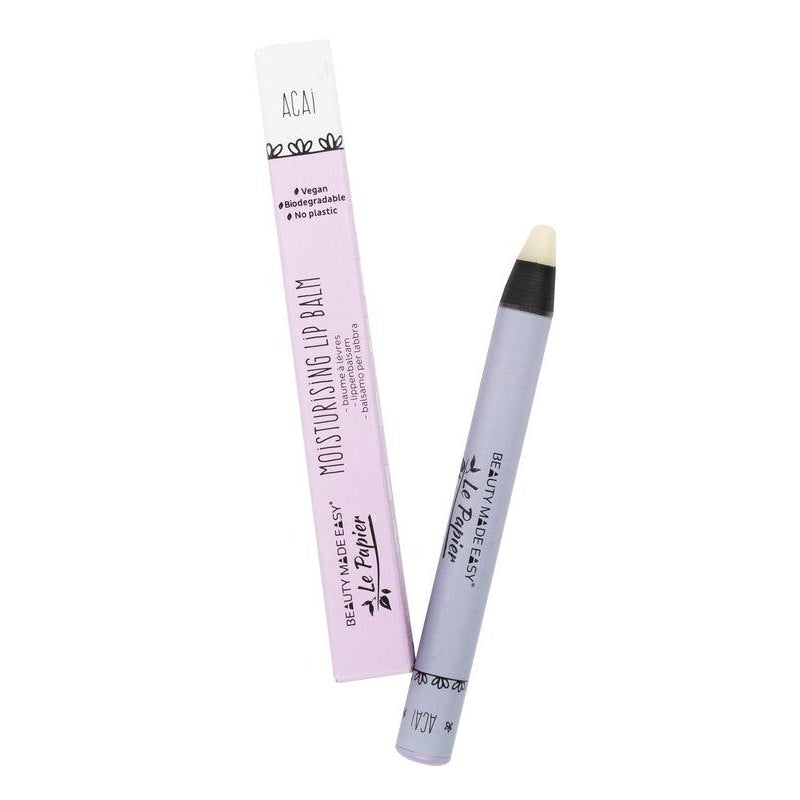 Beauty Made Easy Le papier lipbalm acai moisturizing 6 Gram