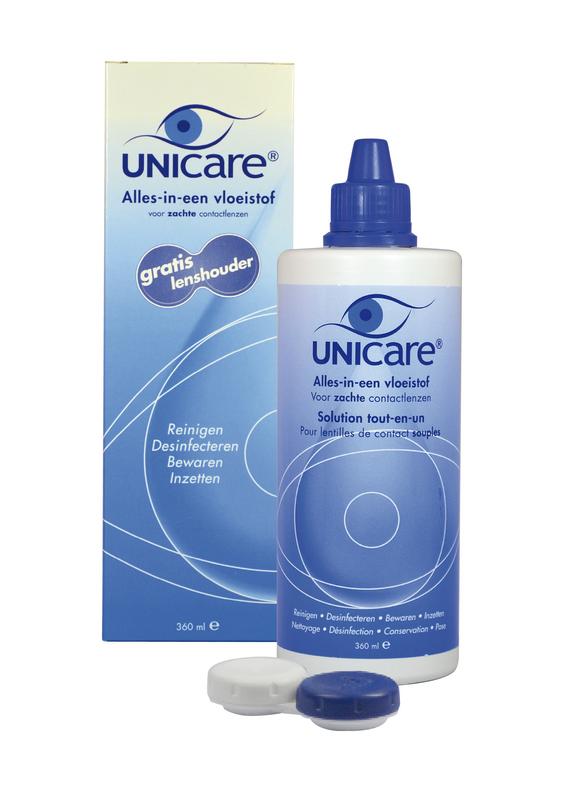 Unicare Alles in een zachte lenzenvloeistof 360.00 Milliliter