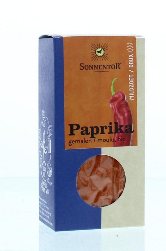 Sonnentor Paprika zoet gemalen bio 50.00 Gram