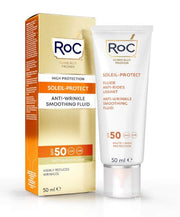 ROC Soleil protect anti wrinkle smoothing fluid SPF50+ 50.00 Milliliter