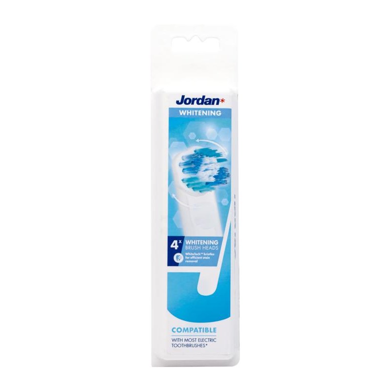 Jordan White opzetborstels 4 Stuks
