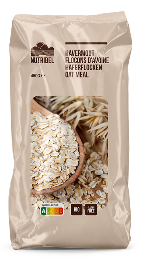 Nutribel Havermout glutenvrij bio 450.00 Gram