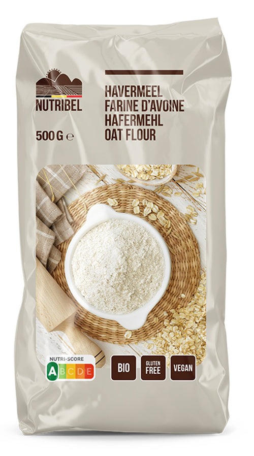 Nutribel Havermeel glutenvrij bio 500.00 Gram