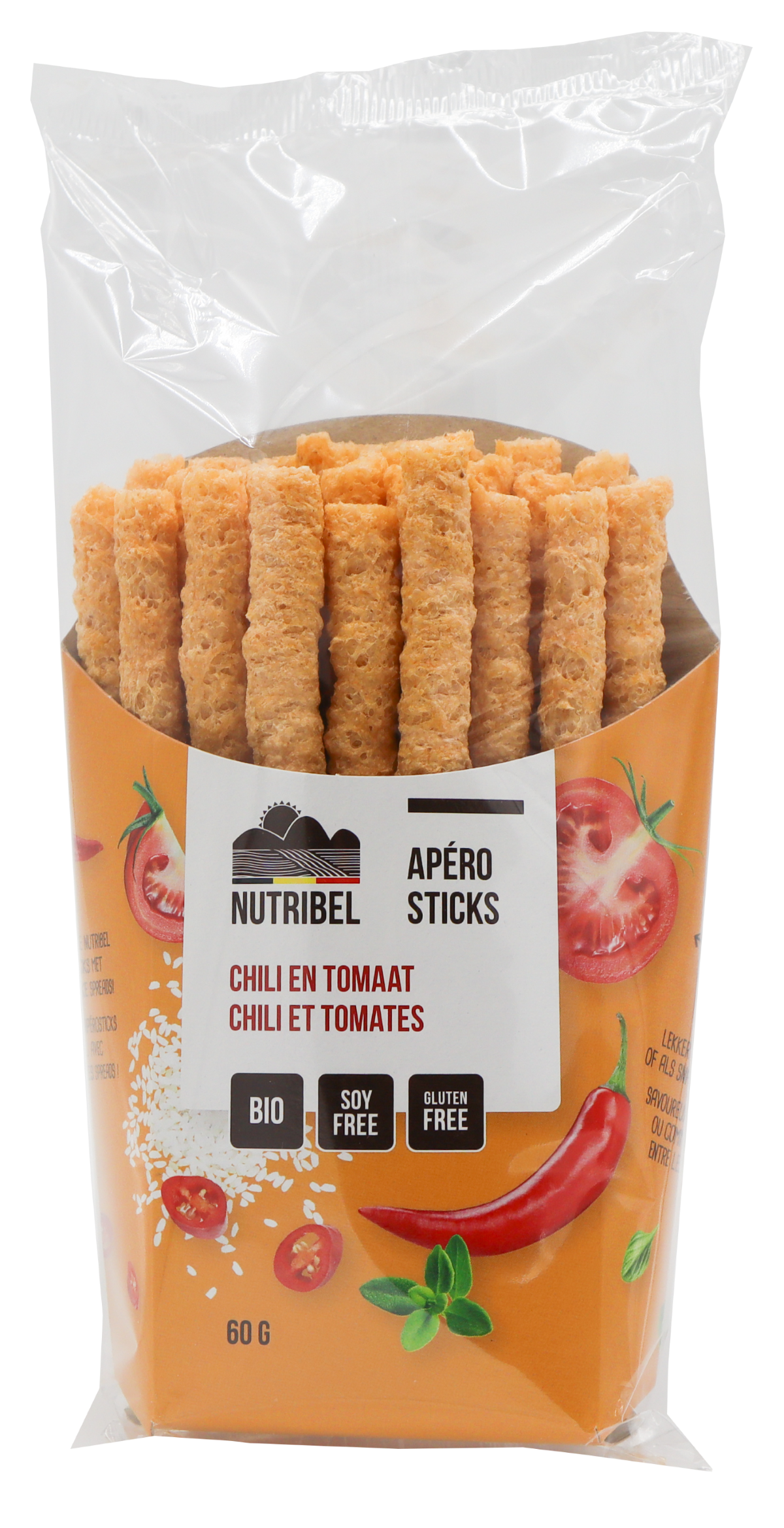 Nutribel Apero stick chili bio 60.00 Gram