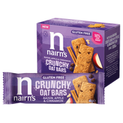 Nairns Crunchy oat bars raisin apple 160.00 Gram