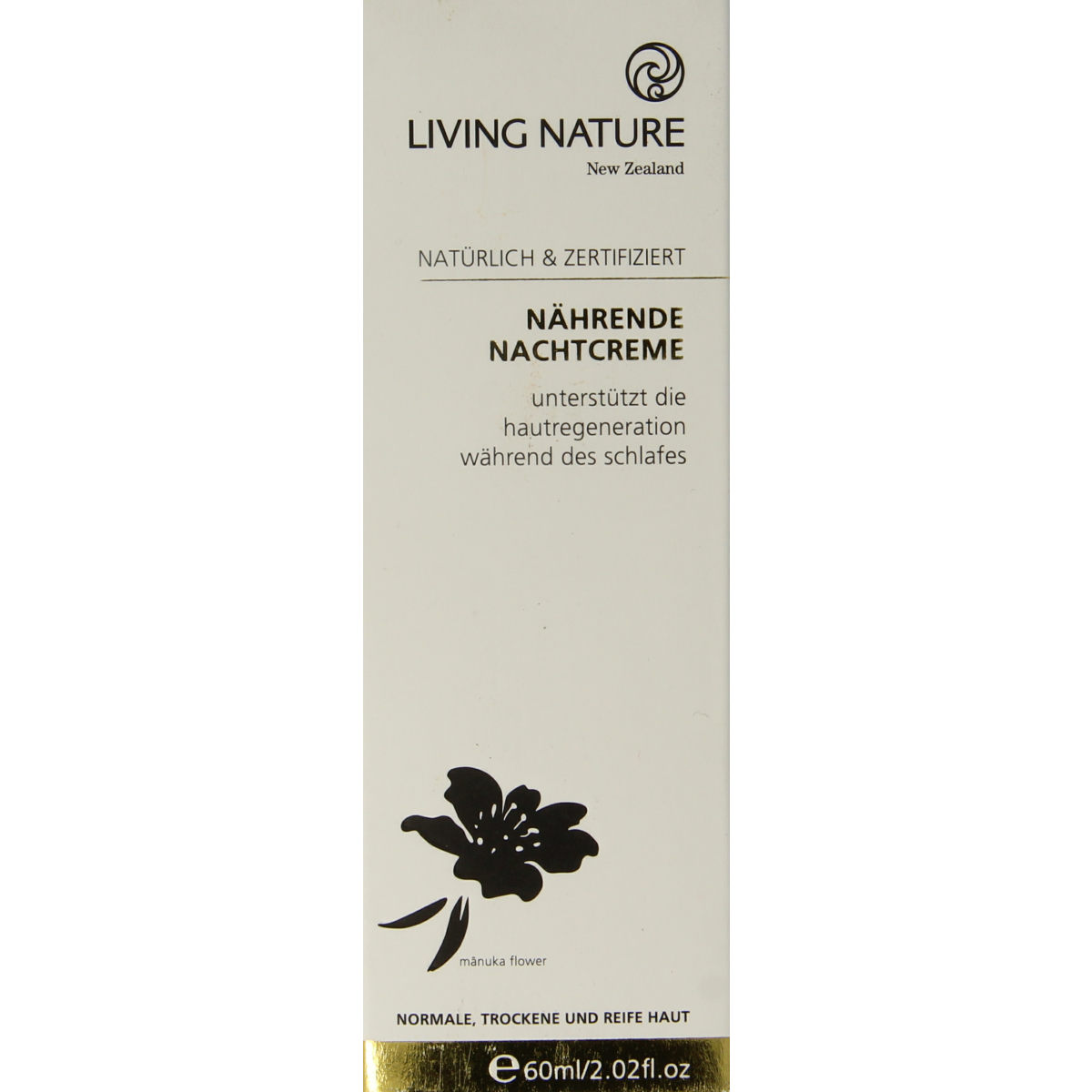 Living Nature Nachtcreme voedend 60.00 Milliliter