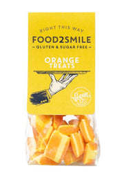 Food2Smile Orange treats suikervrij glutenvrij lactosevrij 90.00 Gram