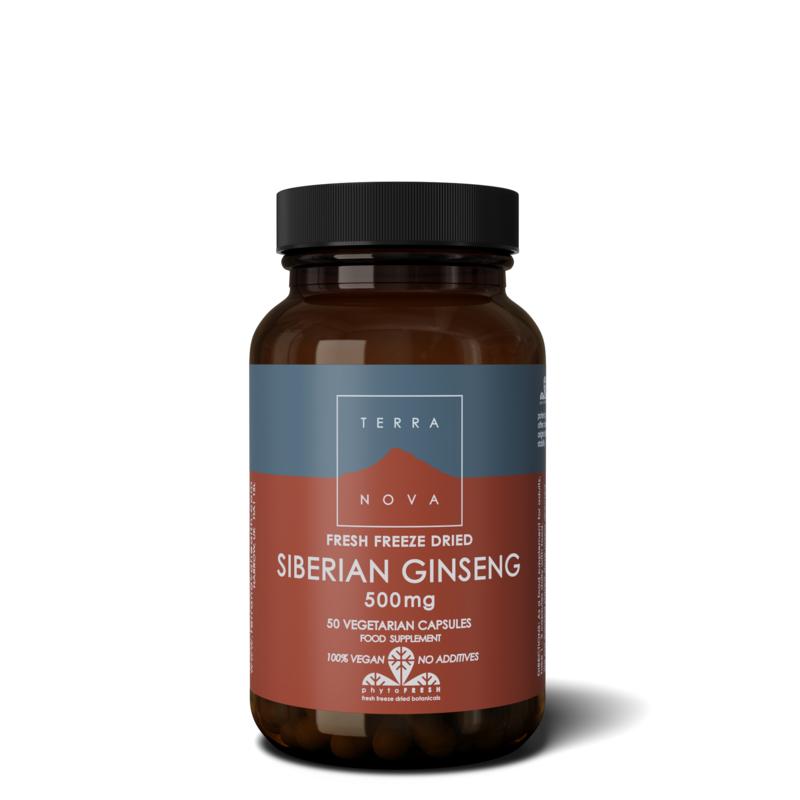 Terranova Siberian ginseng 500mg 50.00 Vegetarische capsules