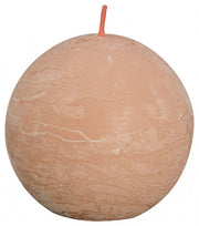 Bolsius Rustiek bolkaars shine 76 misty pink 1.00 Stuks