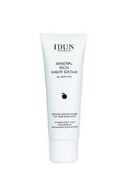 Idun Minerals Mineral rich night cream 50.00 Milliliter