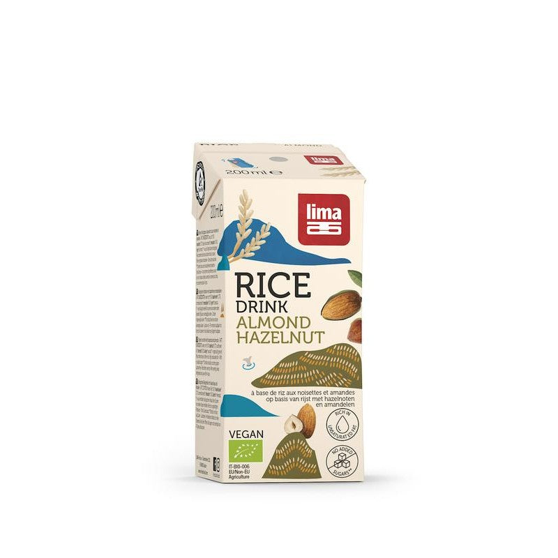Lima Rice drink hazelnoot-amandel bio 200 Milliliter