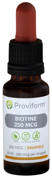 Proviform Biotine 250mcg druppels 20.00 Milliliter