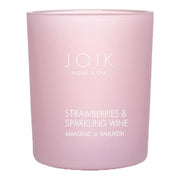 Joik Organics Geurkaars strawberry & sparkling wine vegan 150.00 Gram