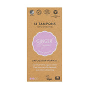 Ginger Organic Tampon normaal met applicator 14.00 Stuks