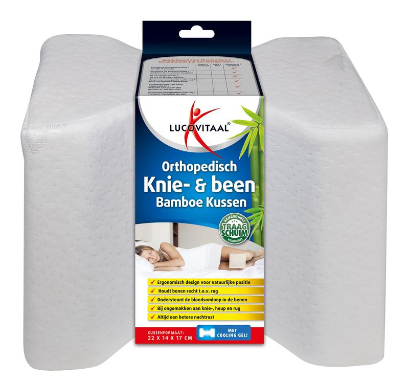 Lucovitaal Bamboe knie & been kussen 1 Stuks