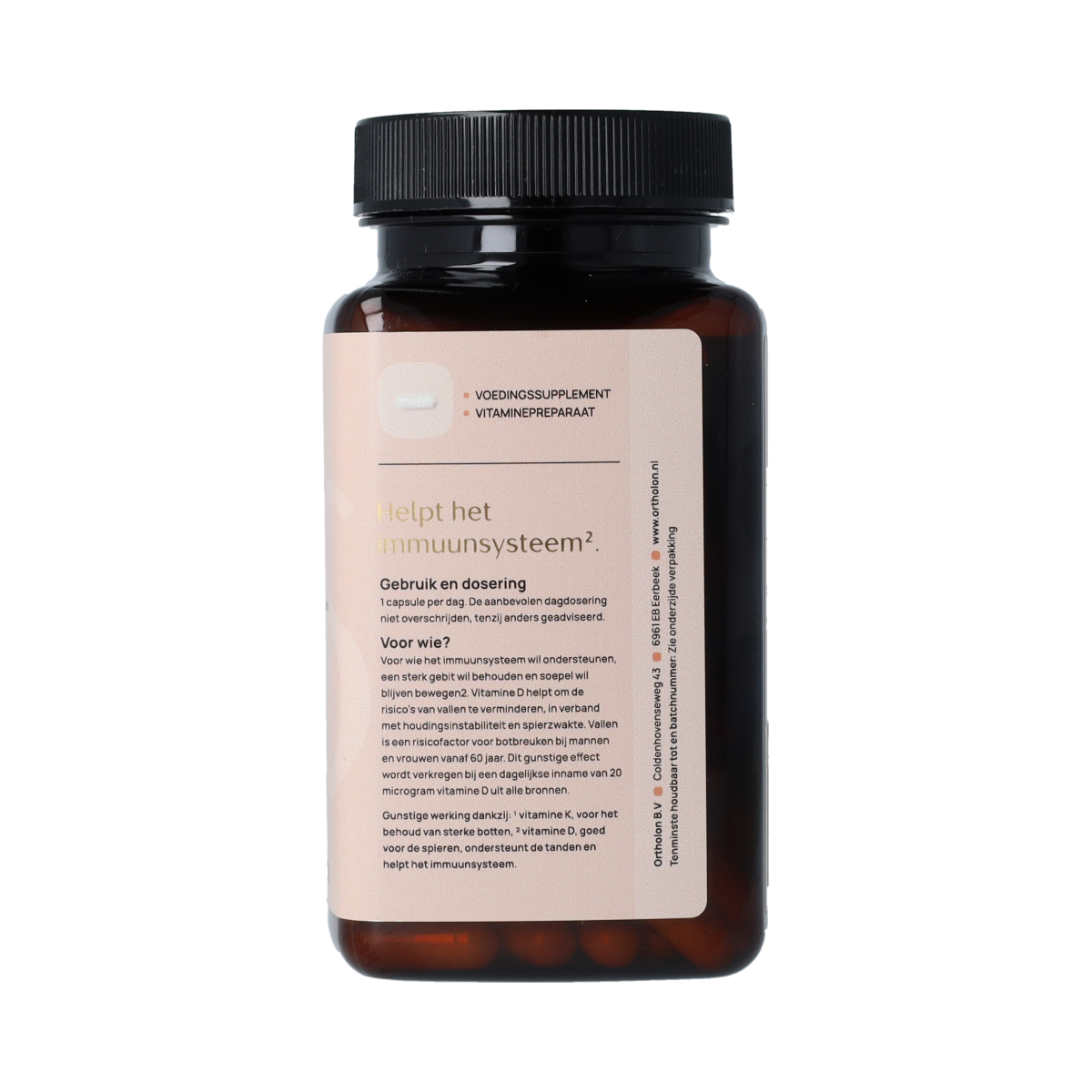 Ortholon Vitamine D3 + K2 120.00 Capsules
