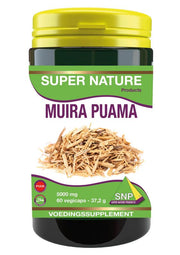 SNP Muira puama 5000mg puur 60.00 Vegetarische capsules