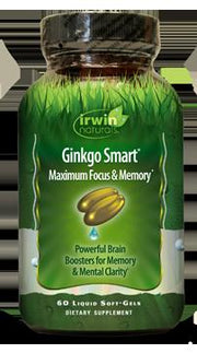 Irwin Naturals Ginkgo smart 60.00 Softgels