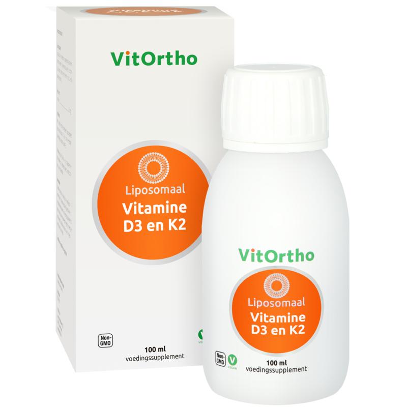 VitOrtho Vitamine D3 en K2 liposomaal 100.00 Milliliter