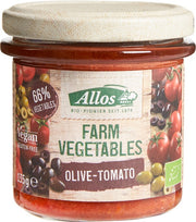 Allos Farm vegetables tomaat & olijf bio 135.00 Gram
