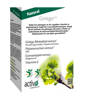 Activo Ginkgo plus 60.00 Vegetarische capsules