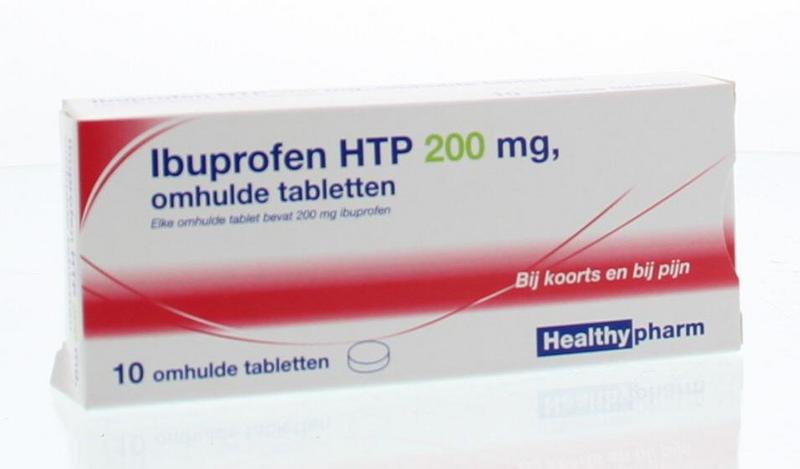 Healthypharm Ibuprofen 200mg blister 10.00 Tabletten