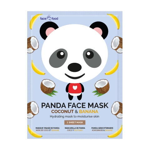 Montagne Panda sheet face mask coconut & banana  1.00 Stuks