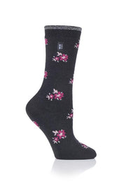 Heat Holders Ladies ultra lite socks maat 4-8 bellis charcoal 1.00 Paar