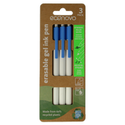 Econovo Gelpennen uitwisbaar blauw 3.00 Stuks