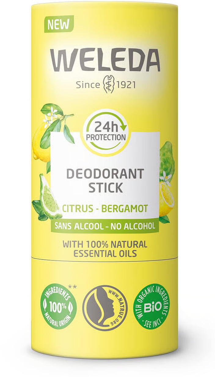 Weleda Deodorant stick citrus + bergamot 24H 50 Grams