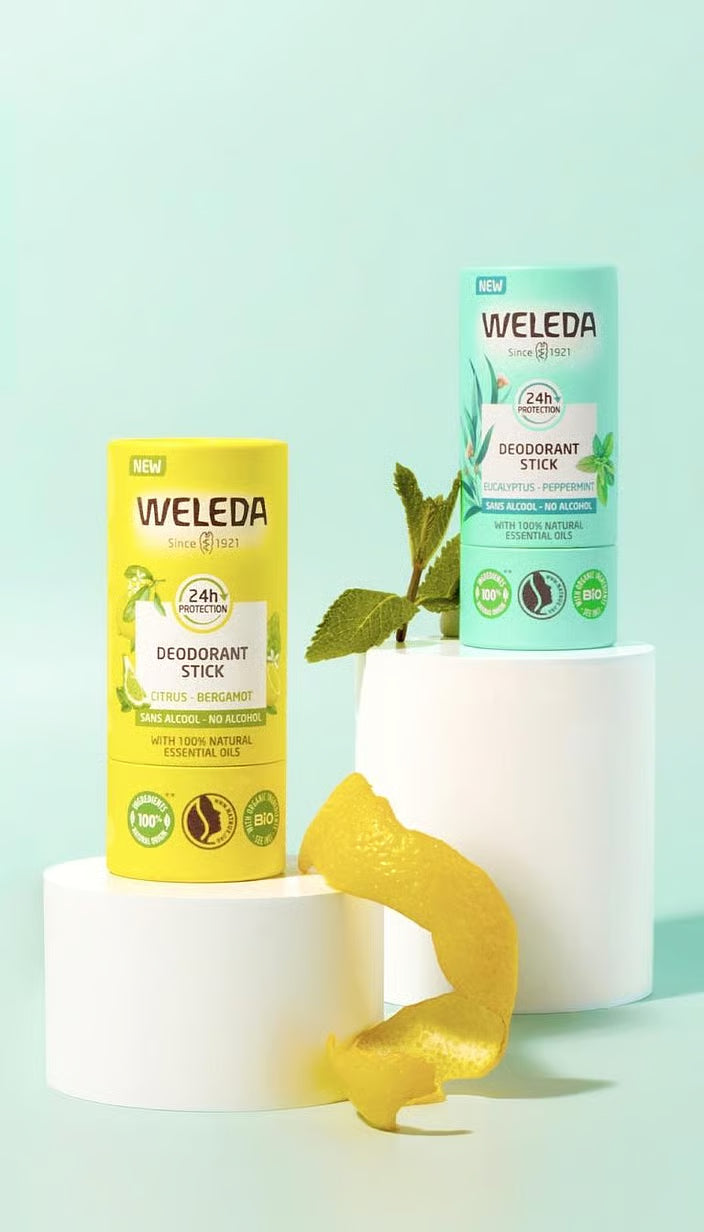 Weleda Deodorant stick citrus + bergamot 24U 50.00 Gram