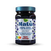 Fiordifrutta Wilde Blauwe bosbesjam bio 600.00 Gram